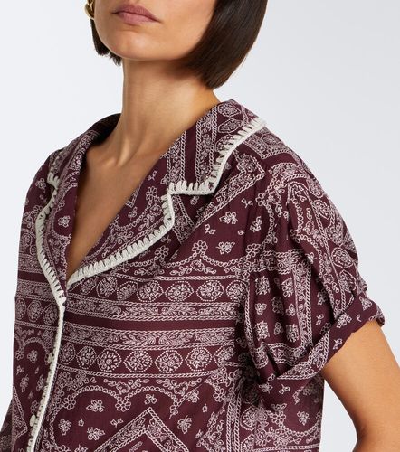 Chemise Ilene en coton mélangé à imprimé - Veronica Beard - Modalova