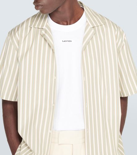 Chemise de bowling en coton à rayures - Lanvin - Modalova