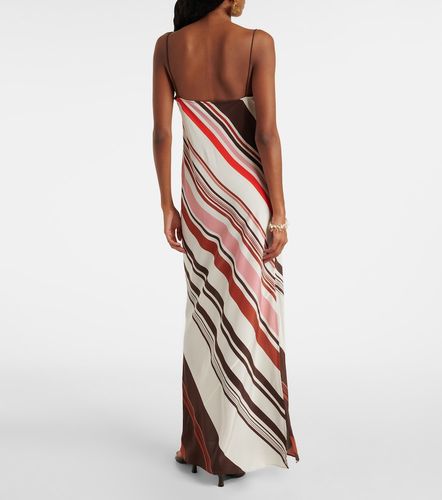 Robe longue Thistle en satin de soie - SIR - Modalova