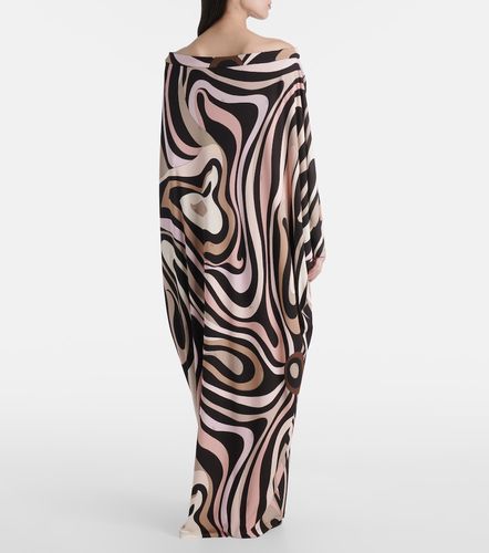 Robe de plage Marmo imprimée à encolure bardot - Pucci - Modalova