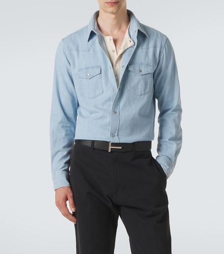 Tom Ford Chemise Western en denim - Tom Ford - Modalova