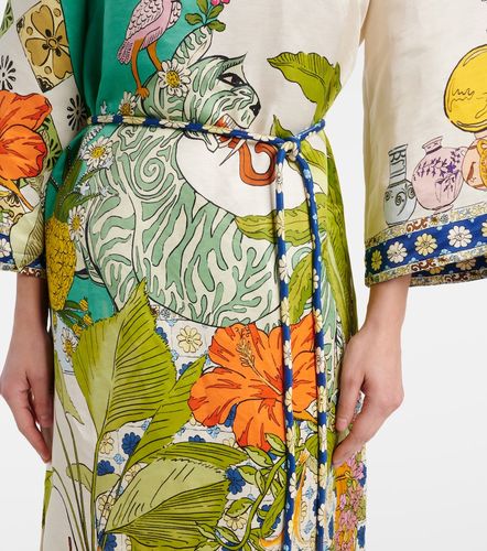 Alémais Robe longue Hazel imprimée en coton et soie - Alemais - Modalova