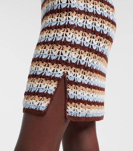 Robe polo en crochet de coton - Anna Kosturova - Modalova
