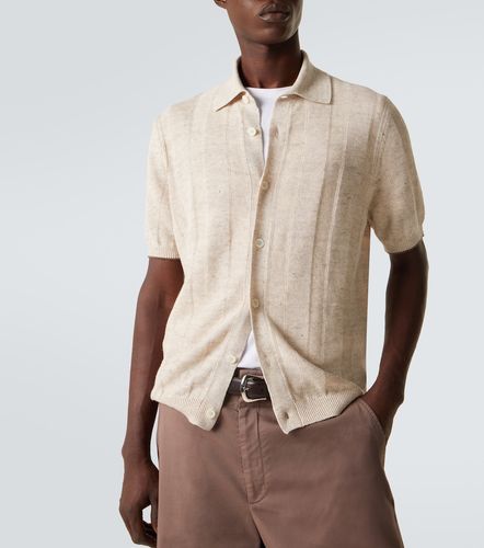 Polo en lin et coton - Brunello Cucinelli - Modalova