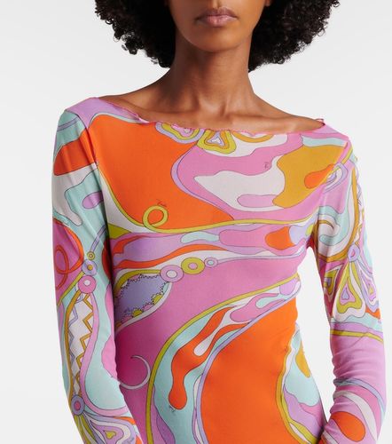 Robe longue Orchidee à imprimé - Pucci - Modalova
