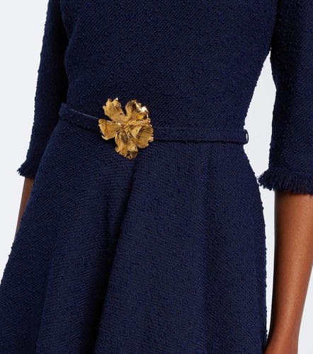 Robe midi à franges - Oscar de la Renta - Modalova