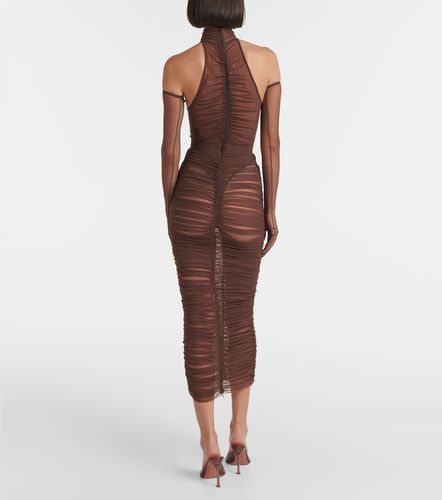 Alex Perry Body froncé transparent - Alex Perry - Modalova