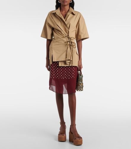 Espadrilles à plateforme en cuir - Gianvito Rossi - Modalova