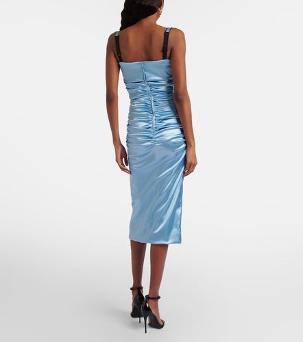 Robe de cocktail en satin - Dolce&Gabbana - Modalova