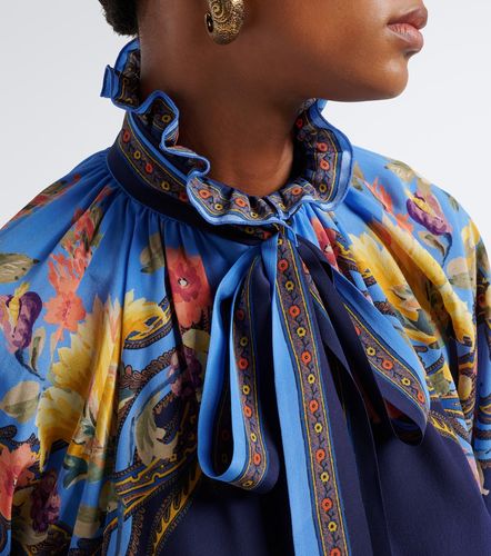 Blouse en habotai de soie à fleurs - Etro - Modalova