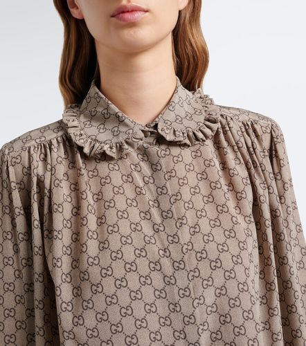 Gucci Blouse en soie GG - Gucci - Modalova