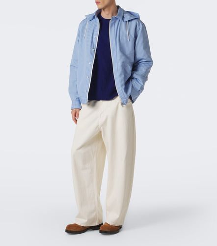 Veste en coton mélangé à rayures - Sacai - Modalova