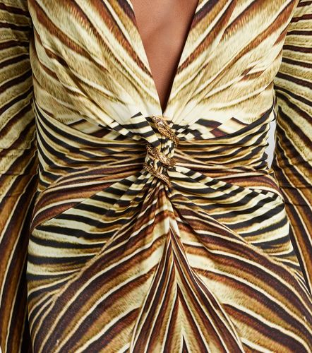 Robe longue imprimée - Roberto Cavalli - Modalova
