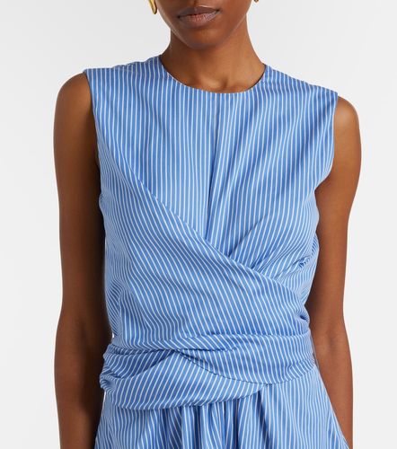 Robe midi drapée Penny en coton à rayures - Altuzarra - Modalova