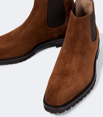 Bottines Chelsea Brompton en daim - Manolo Blahnik - Modalova