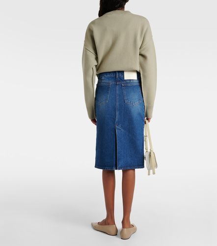 Ami Paris Jupe crayon en denim - Ami Paris - Modalova