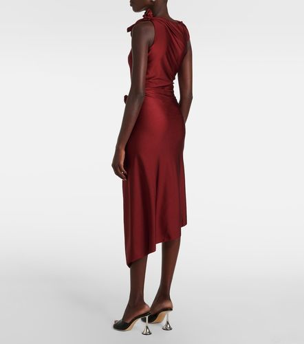 Jupe midi asymétrique à appliqués floraux - Coperni - Modalova