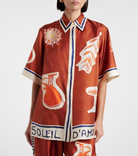 Alémais x LRNCE – Chemise imprimée Soleil D’Amour en soie - Alemais - Modalova