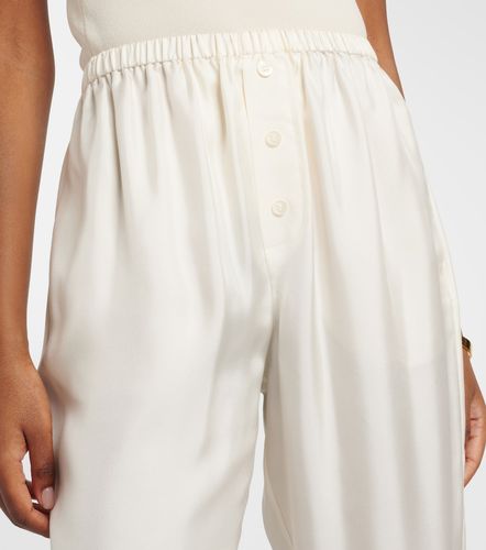 Róhe Pantalon large en soie - Rohe - Modalova