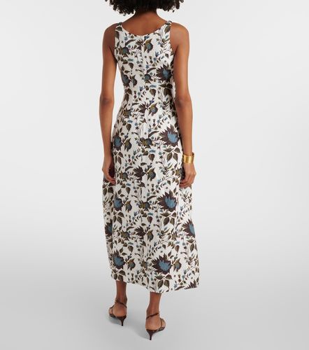Robe longue imprimée en lin - Faithfull - Modalova