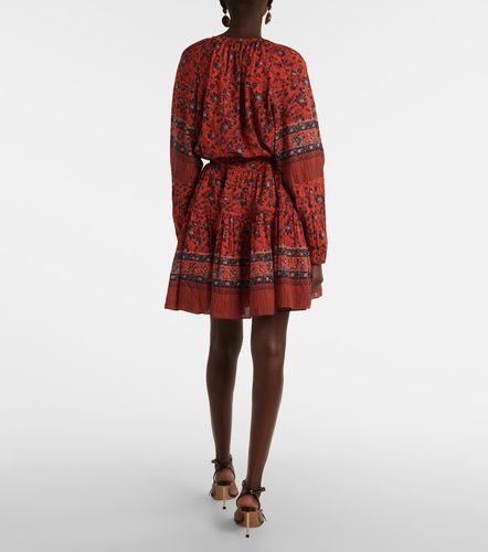 Robe Abri en coton mélangé à fleurs - Ulla Johnson - Modalova