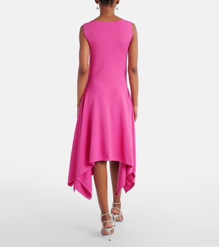 Robe de cocktail asymétrique à fleurs - Oscar de la Renta - Modalova