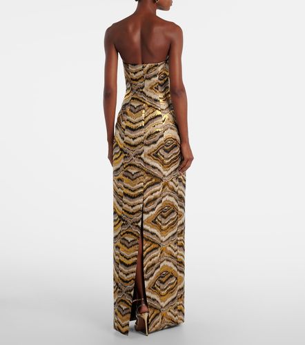 Robe longue Odessa en jacquard - Markarian - Modalova