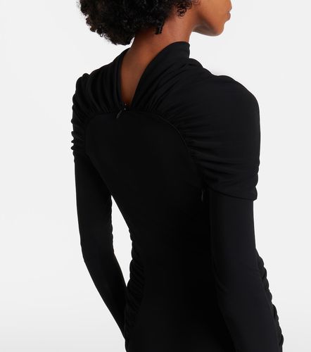 Robe midi à col montant - Victoria Beckham - Modalova