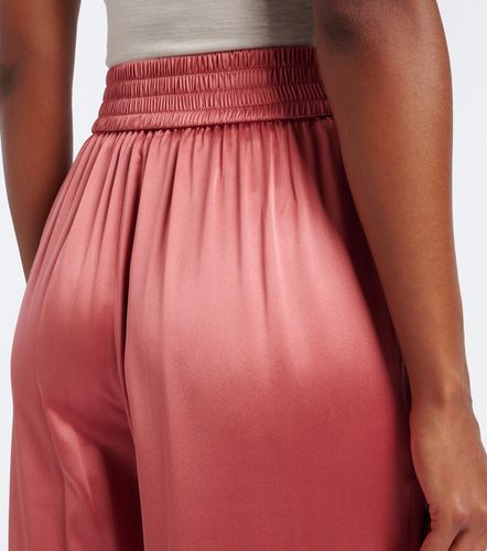 Pantalon ample Dijon en satin de soie - Joseph - Modalova