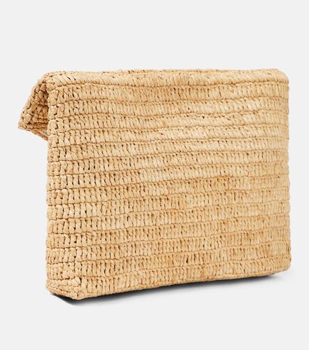 Pochette Cassandre Large en raphia - Saint Laurent - Modalova