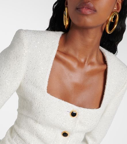 Veste en tweed à sequins - Alessandra Rich - Modalova