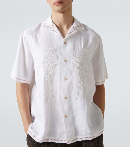 Chemise Flavio brodée en lin - Frescobol Carioca - Modalova