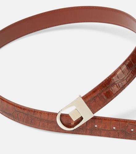 Ceinture réversible en cuir embossé - Saint Laurent - Modalova