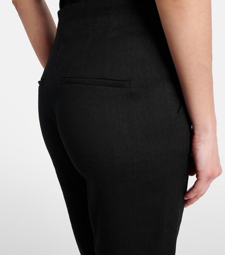 Pantalon évasé Komi en lin mélangé - Veronica Beard - Modalova