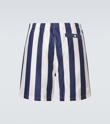 Ami Paris Short de bain rayé - Ami Paris - Modalova