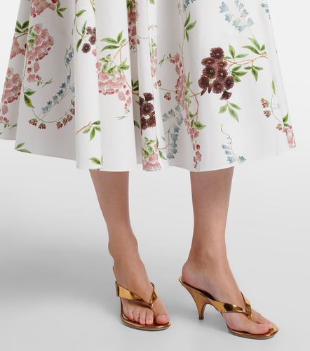 Robe chemise en coton à fleurs - Erdem - Modalova