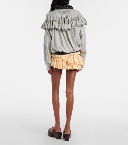 Mini-jupe asymétrique en coton - Dries Van Noten - Modalova