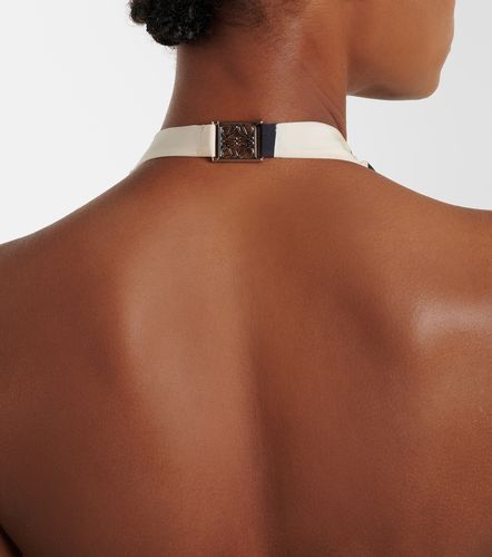 Top asymétrique imprimé en soie - Loewe - Modalova