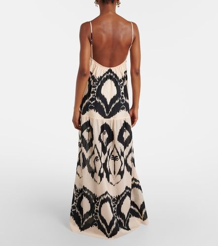 Robe longue en coton à imprimé - Johanna Ortiz - Modalova
