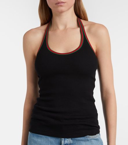 Débardeur Web Stripe en coton mélangé - Gucci - Modalova