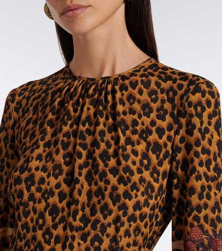 Robe longue à imprimé léopard - Etro - Modalova