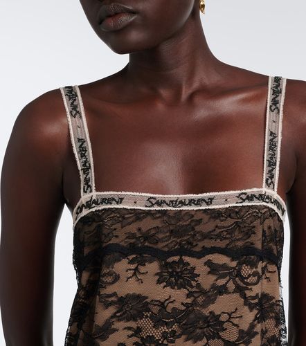Saint Laurent Robe en dentelle - Saint Laurent - Modalova