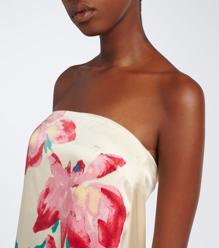 Robe longue Sunblush en soie à fleurs - Rebecca Vallance - Modalova