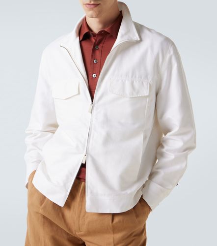 Zegna Veste en coton, lin et soie - Zegna - Modalova