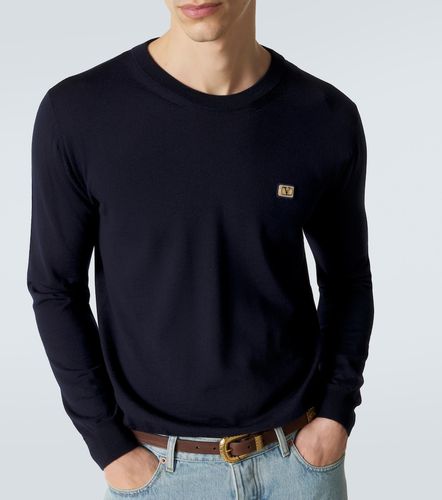 Pull VLogo en laine vierge - Valentino - Modalova