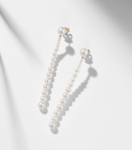 Boucles d'oreilles Piazza en or 18 ct et perles d'eau douce - Sophie Bille Brahe - Modalova