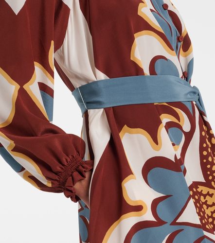 Robe midi Cerere en crêpe de chine - La DoubleJ - Modalova