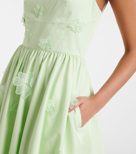 Robe midi en coton à fleurs - Self-Portrait - Modalova