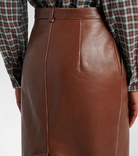 Prada Jupe crayon en cuir - Prada - Modalova