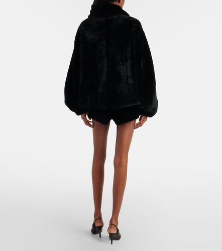Short Leontine en shearling - Nour Hammour - Modalova